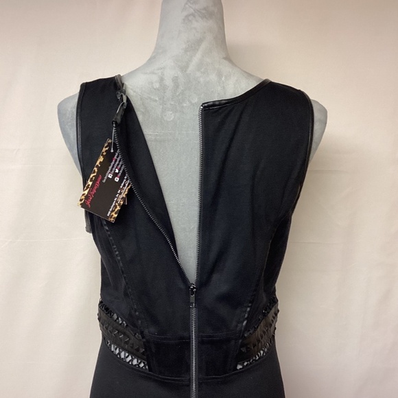 Miss Me Dress Mini HOCO Whimsigoth Feminine Grunge Edgy Event Peekaboo Size L - Picture 10 of 16